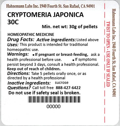 Cryptomeria Japonica 30C 30g.jpg Cryptomeria Japonica 30C 30g - Cryptomeria Japonica 30C 30g